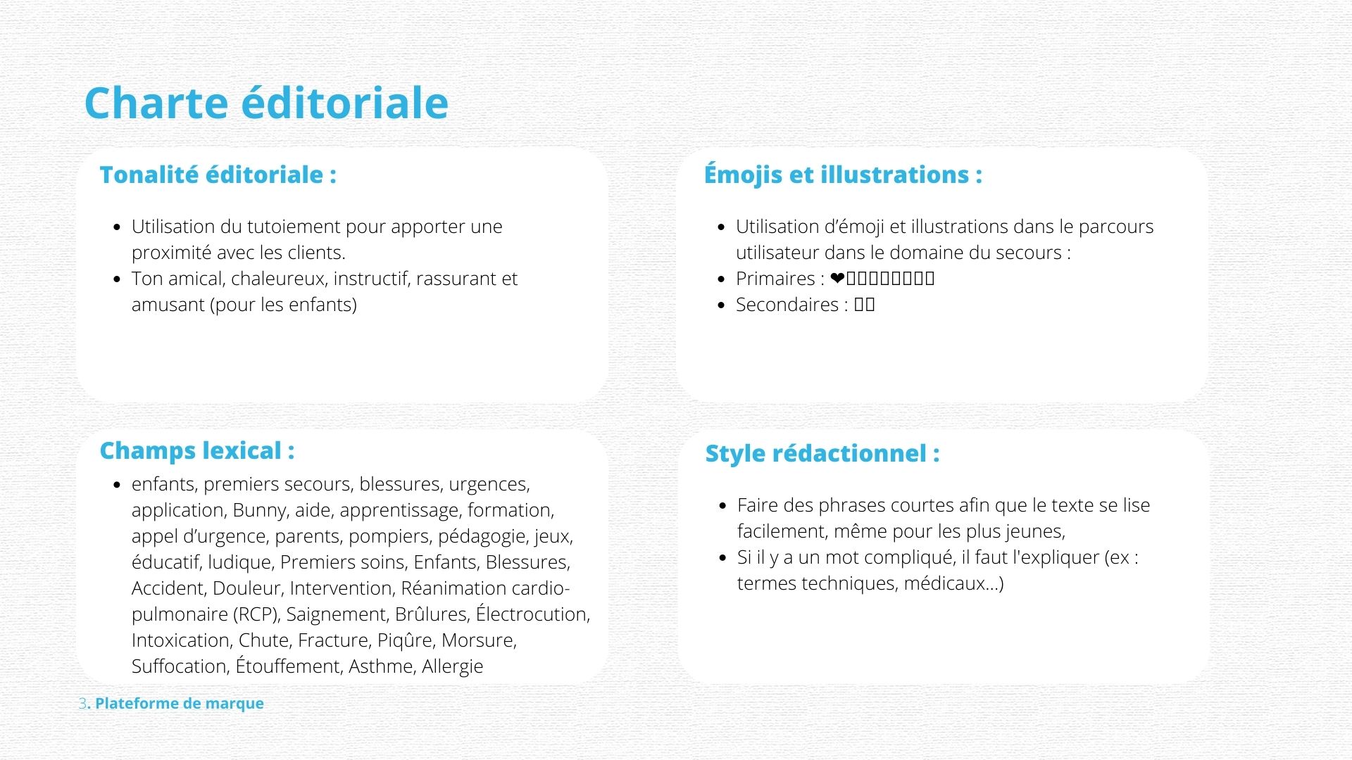 Charte éditoriale